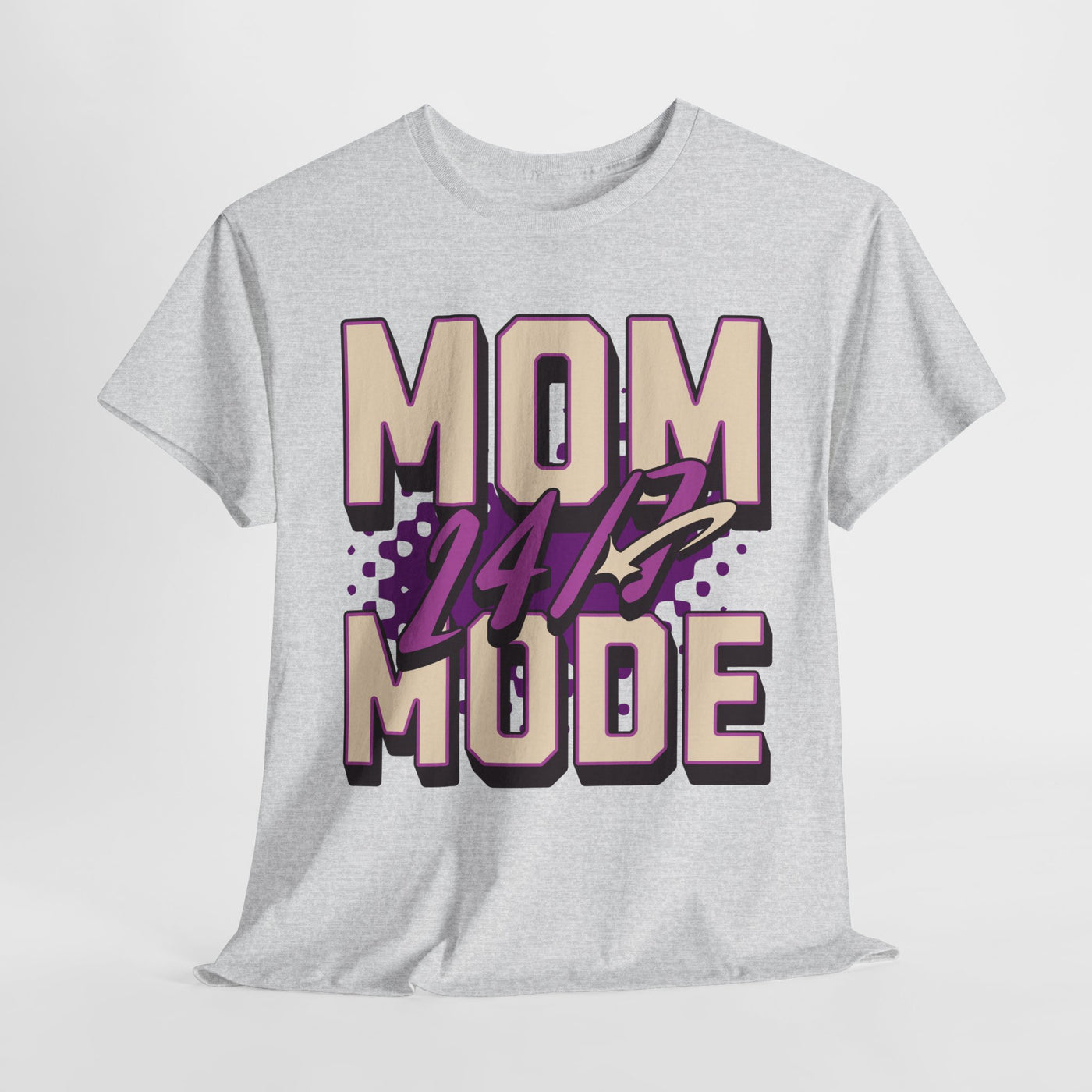 Mom 24/7 Mode Unisex Heavy Cotton Tee - Perfect Gift for Mothers