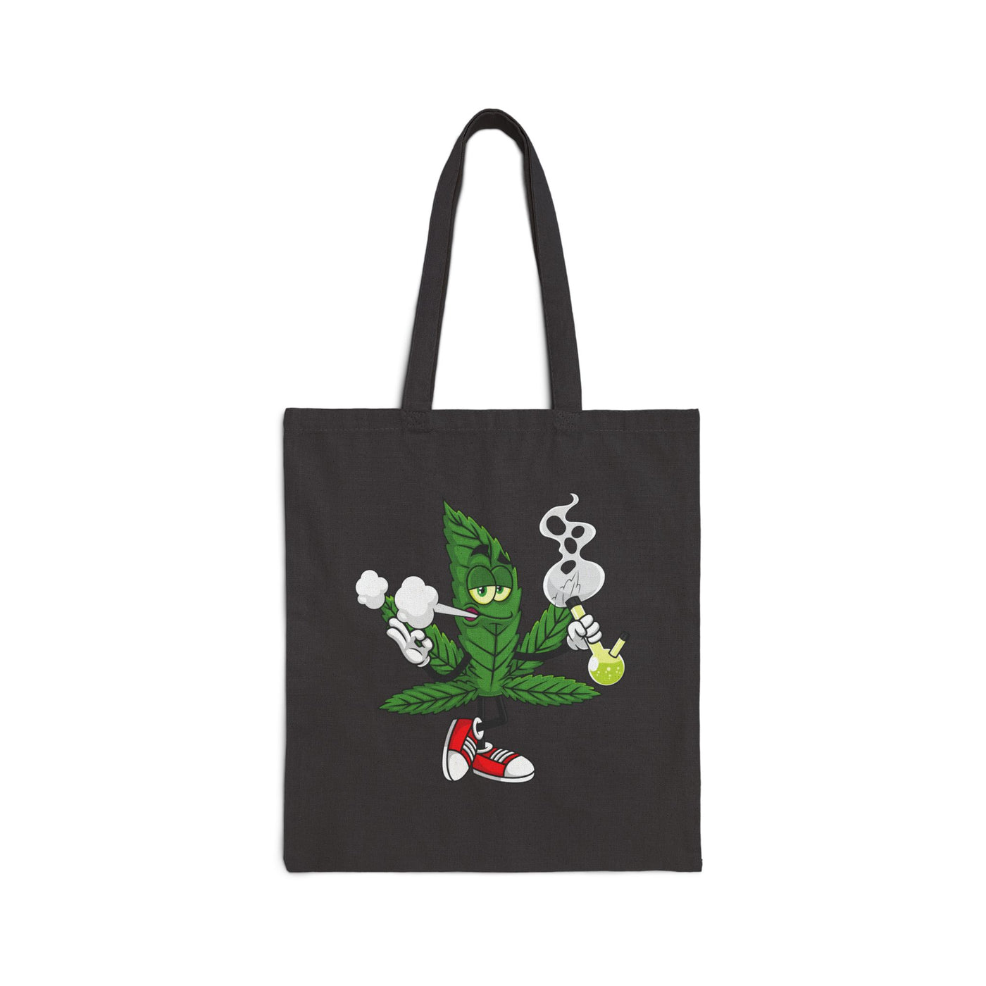 Funny Cannabis Leaf Tote Bag | Eco-Friendly Cotton Carry-All