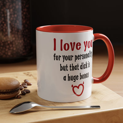 Playful Love Accent Coffee Mug - 11oz