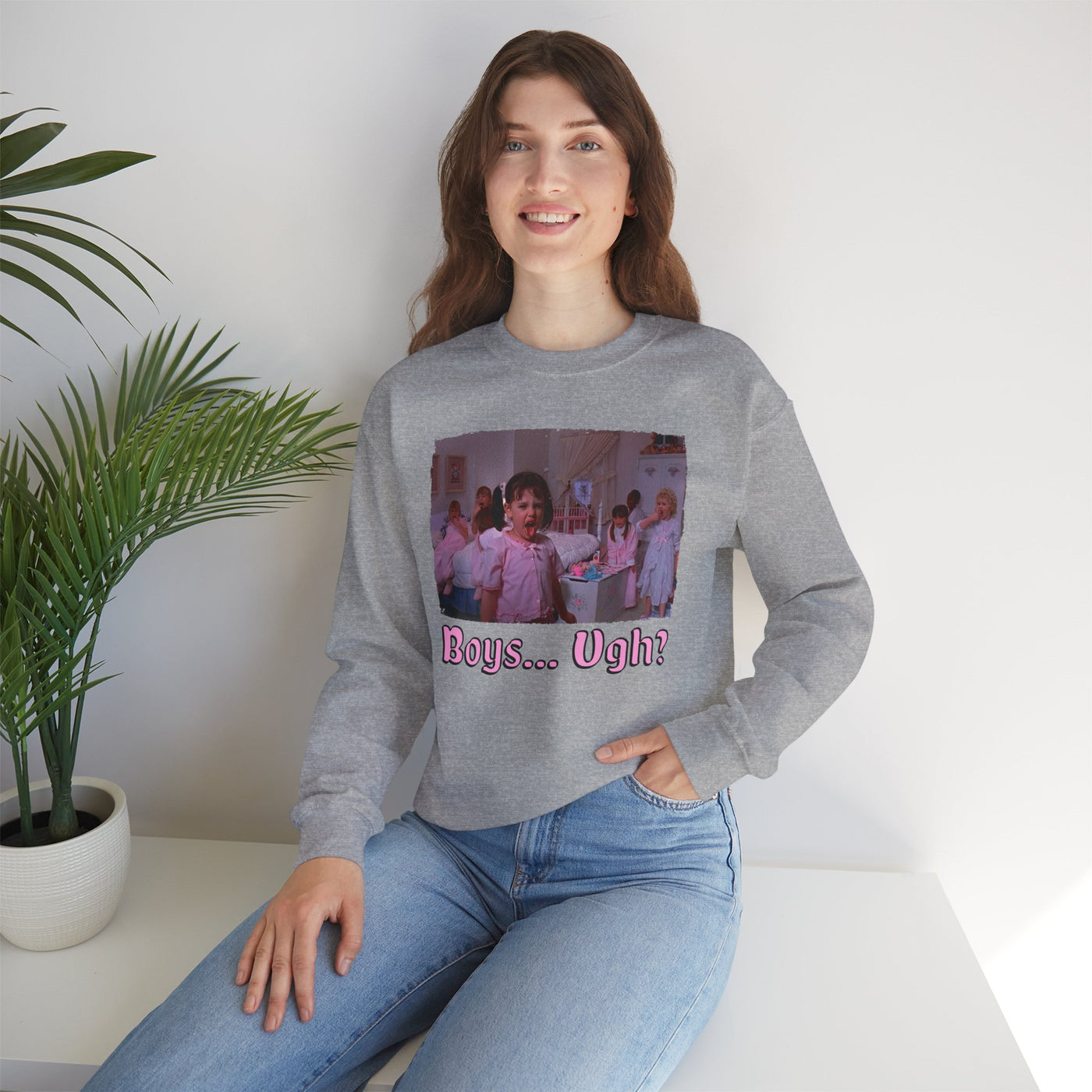 Boys... Ugh! Funny Sweatshirt for valentine