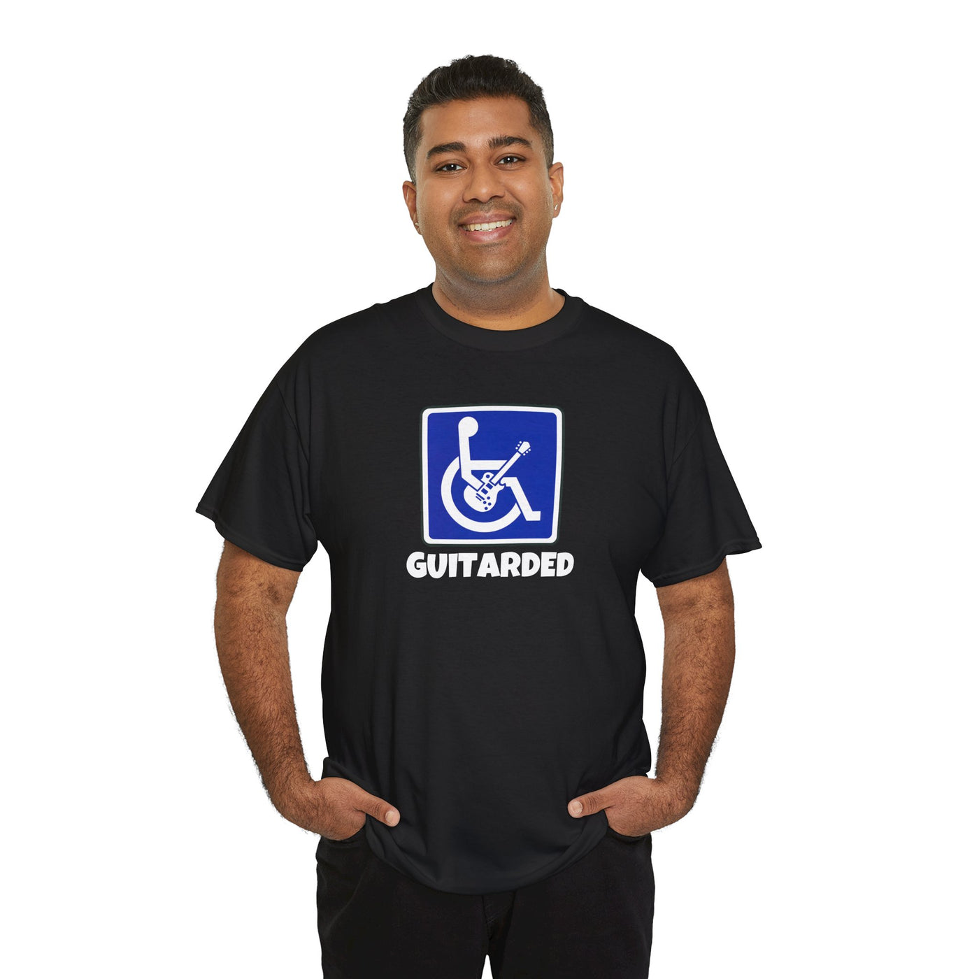 Handicap Parking Funny Acoustic Guitarded Meme Shirt