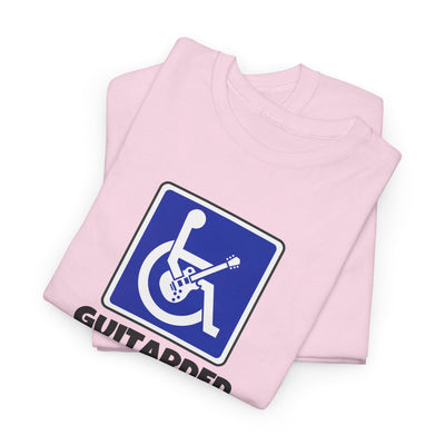 Handicap Parking Funny Acoustic Guitar Meme Shirt