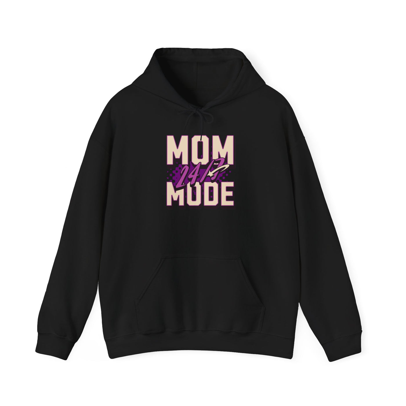 Mom Mode Hooded Sweatshirt | Comfy Casual Wear for Moms