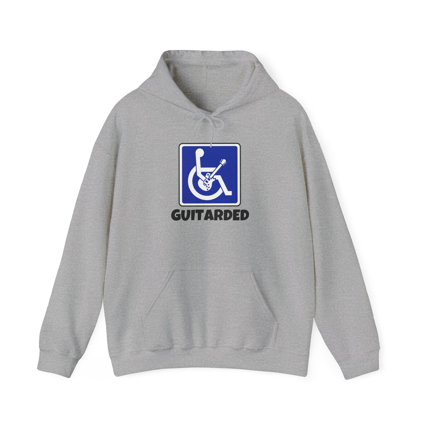 Handicap Parking Funny Acoustic Guitar Meme Hoodie