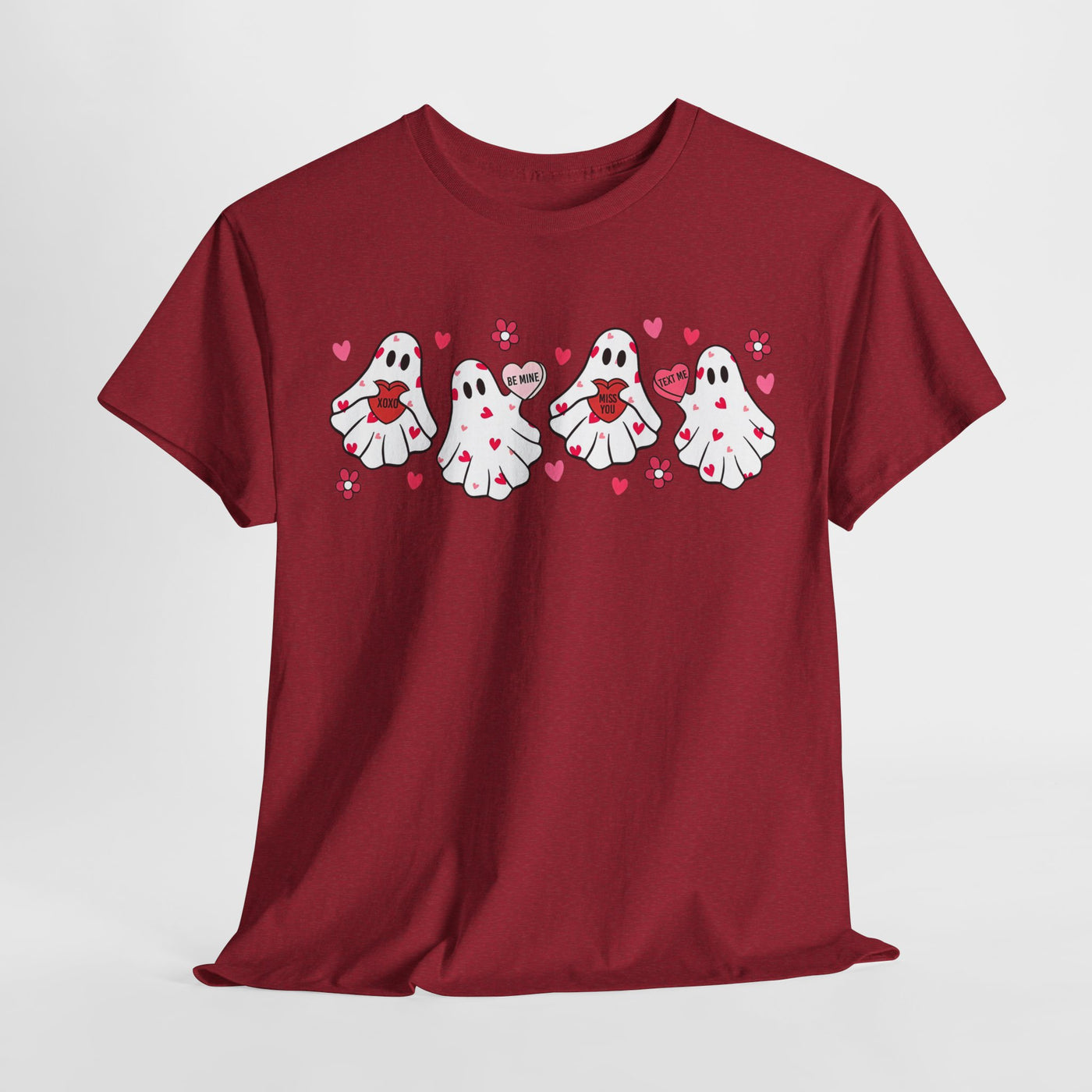 Cute Ghosts  Tee - Perfect for Valentine & Casual Wear