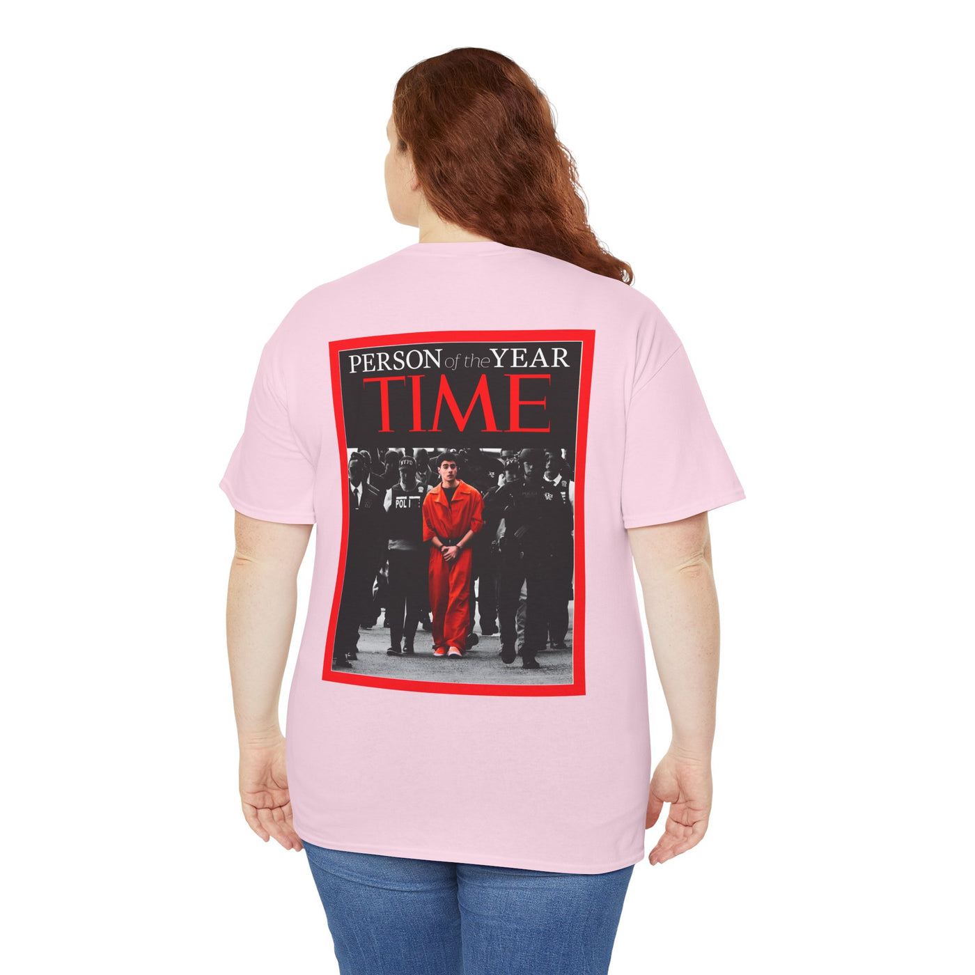 TIME Person Of The Year L. Mangione - Funny Tee ( Back)