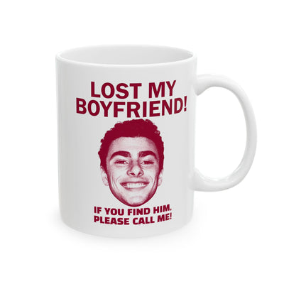 Lost My Boyfriend Mug – I Love My Hero Coffee Cup Gift