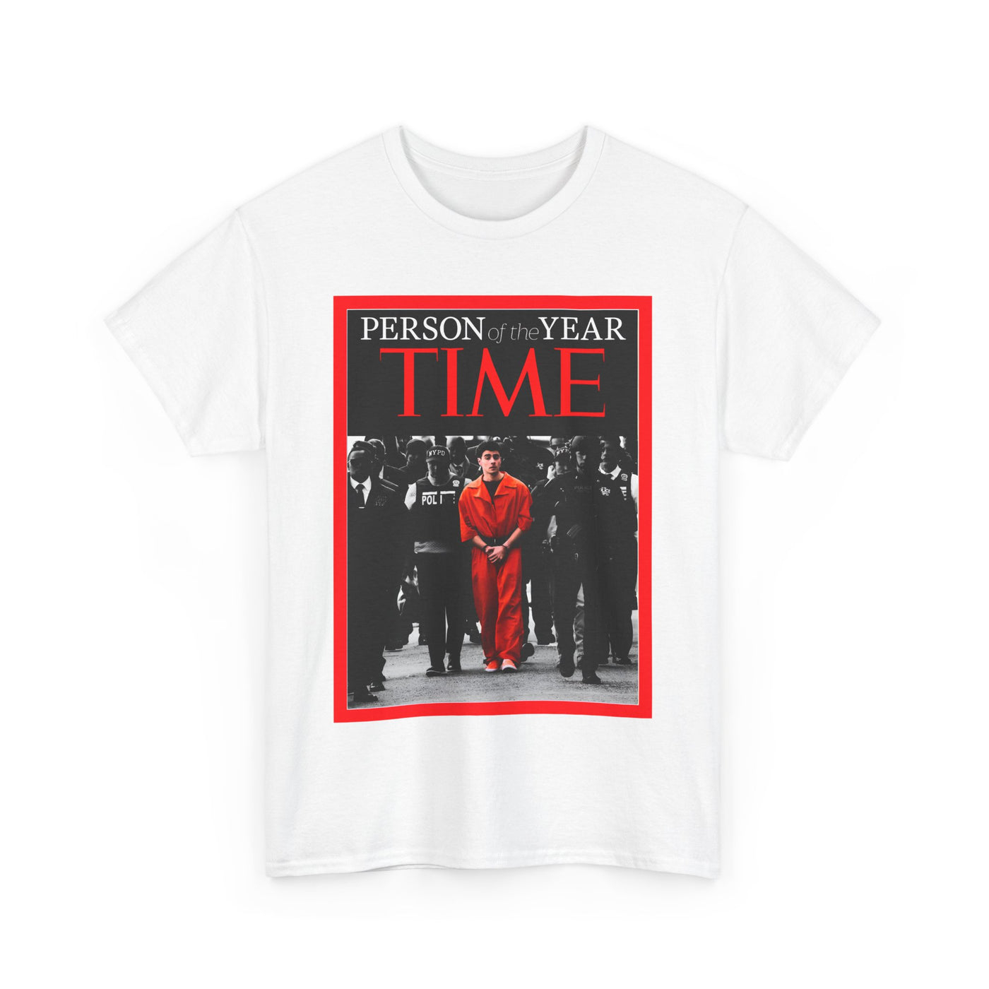 TIME Person Of The Year L. Mangione - Funny Tee ( Front)