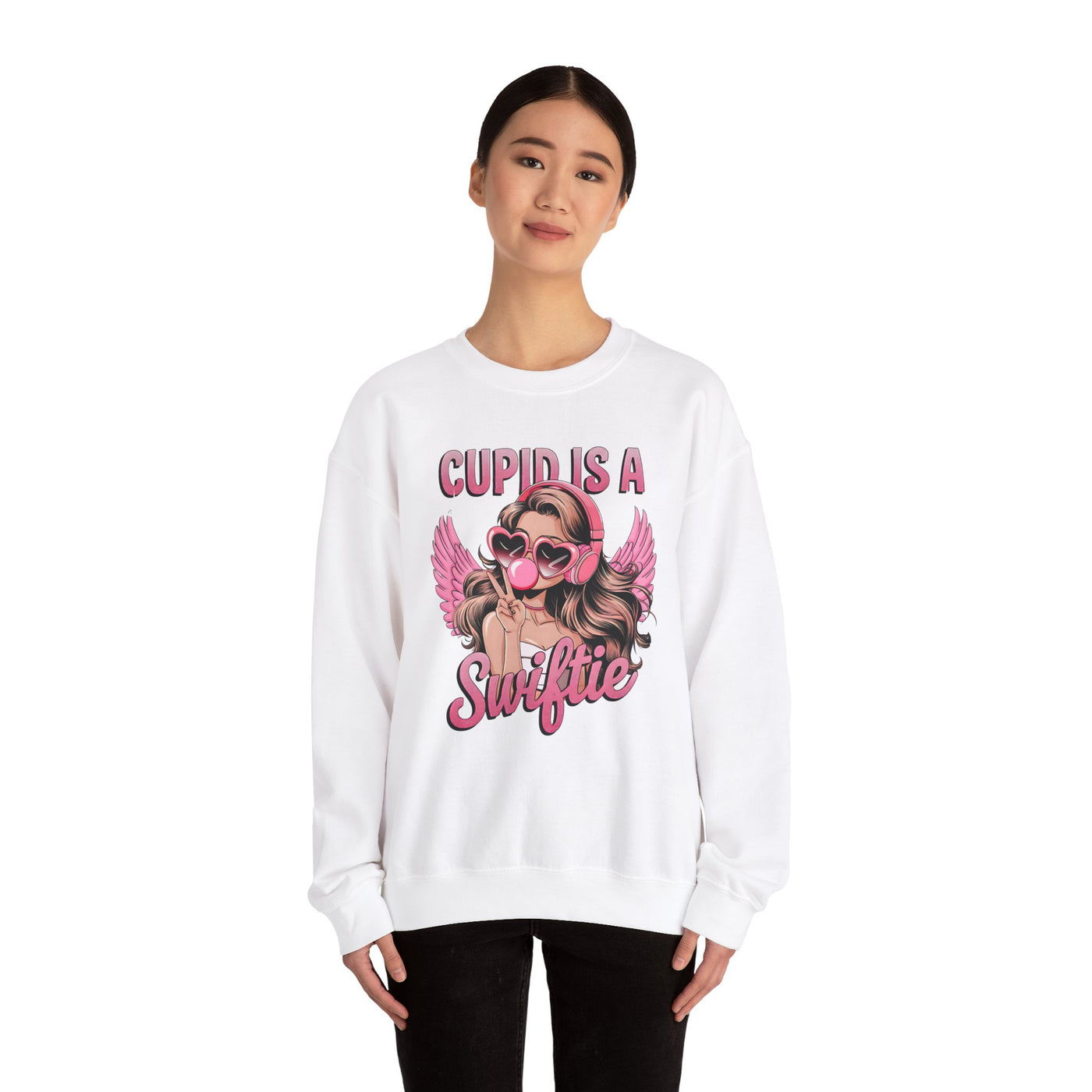 Cupid Is A Swiftie  Sweatshirt - Cute Valentine's Day Gift