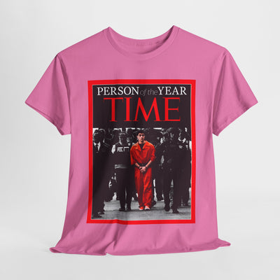 TIME Person Of The Year L. Mangione - Funny Tee ( Front)