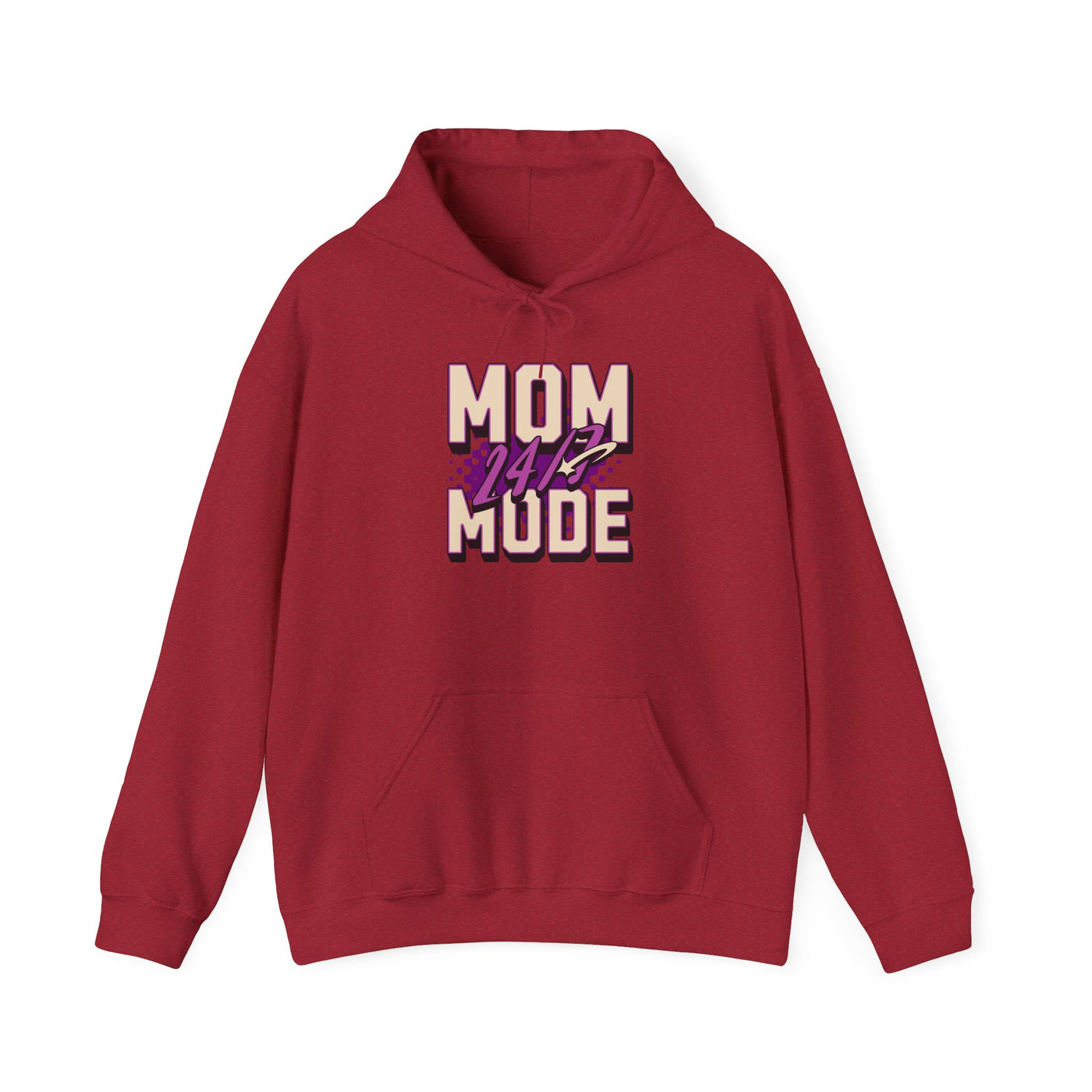 Mom Mode Hooded Sweatshirt | Comfy Casual Wear for Moms