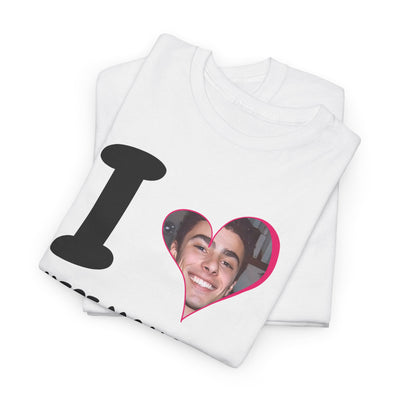 I Heart L. Mangione  Tee - Fun Casual T-Shirt for Fans