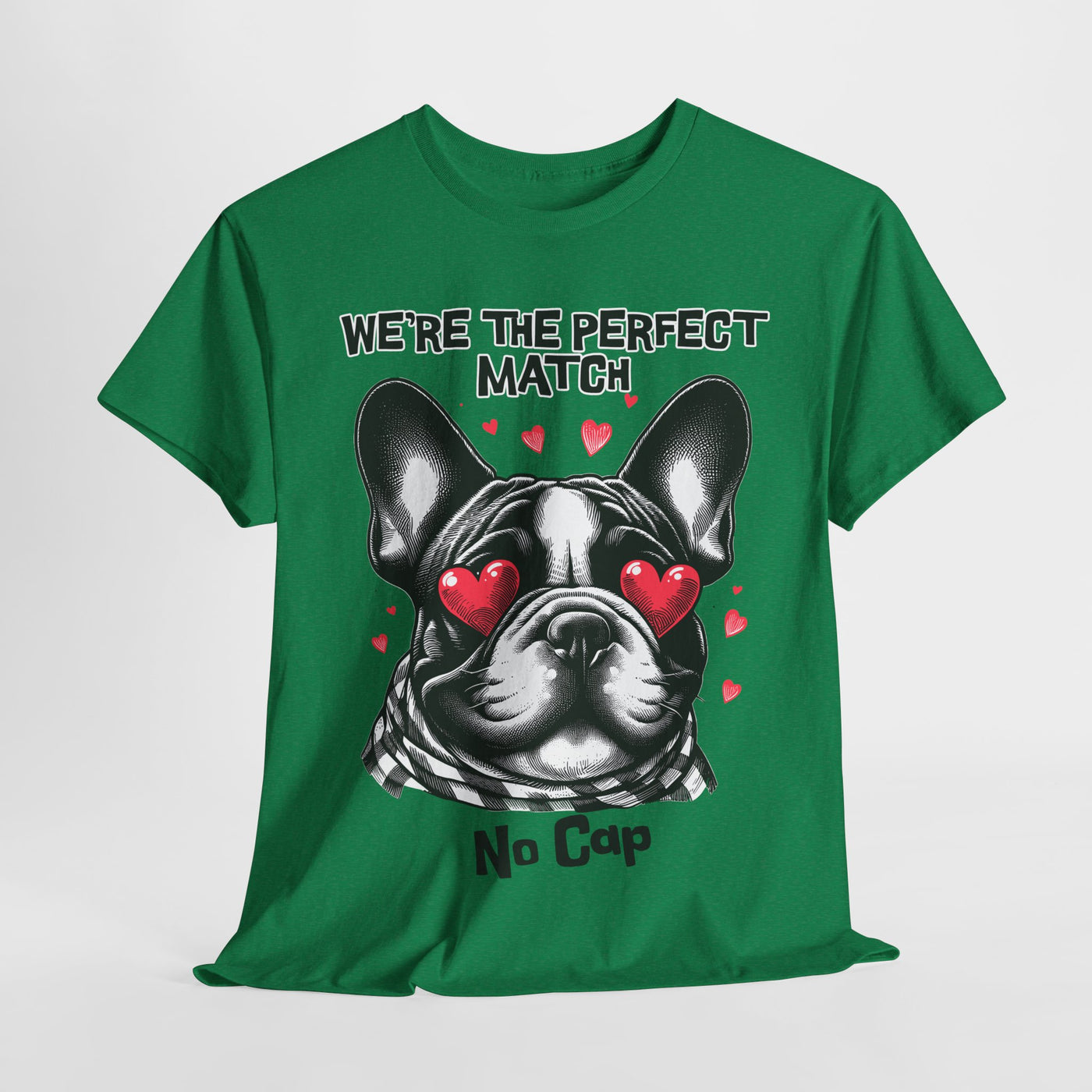 Perfect Match Unisex Tee with French Bulldog Design