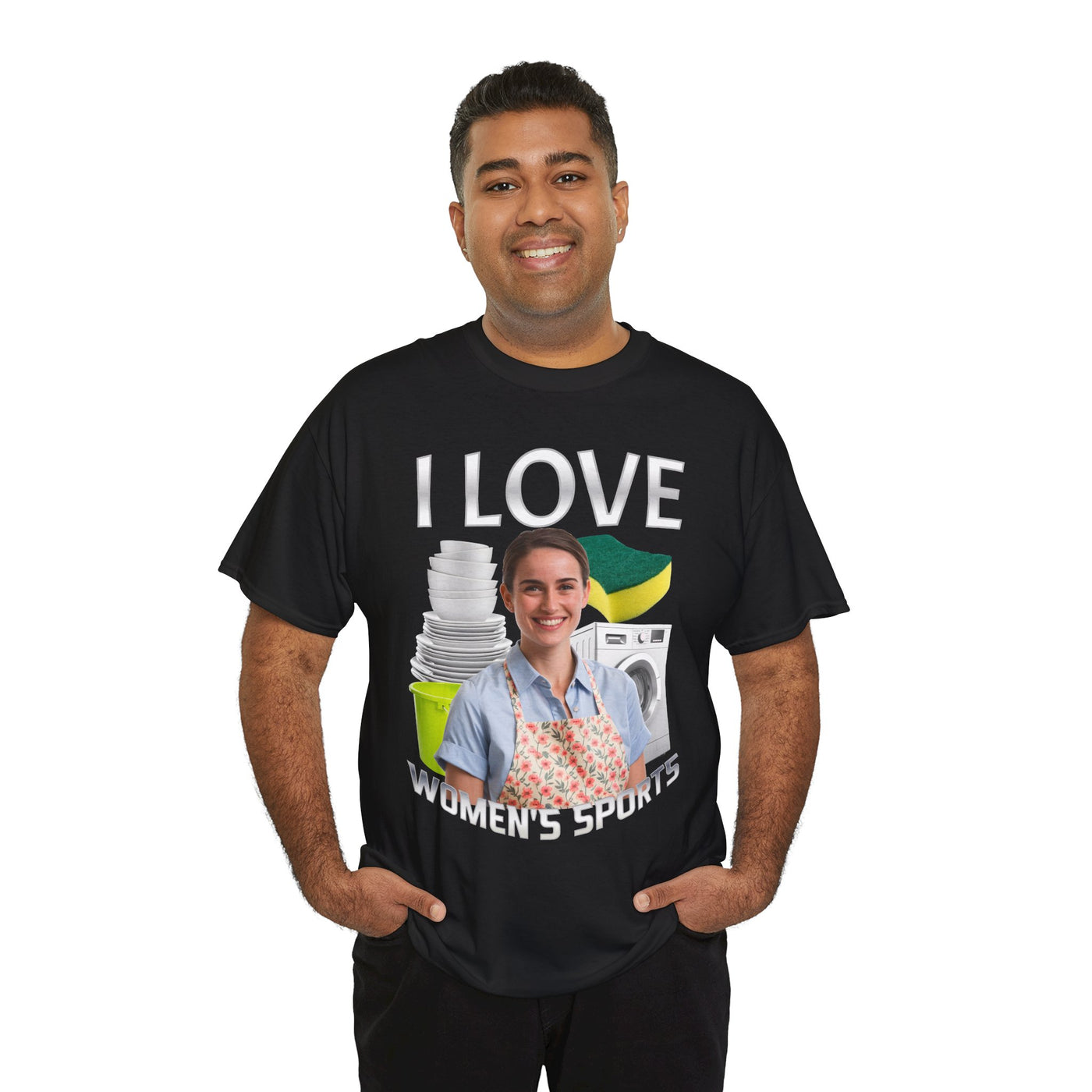 I Love Women’s Sports T-Shirt – Funny Meme Kitchen Joke Tee