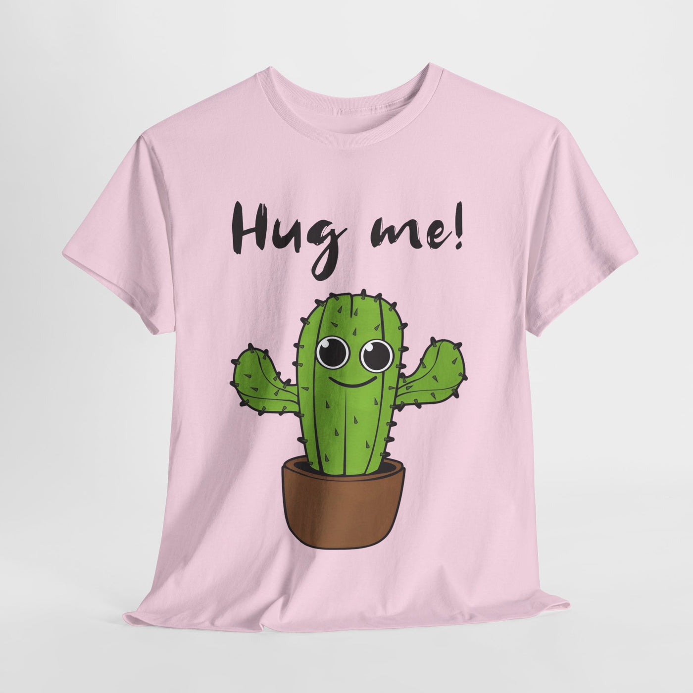 Hug Me Cactus Tee - Funny - Cute Plant Design Shirt