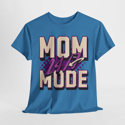 Mom 24/7 Mode Unisex Heavy Cotton Tee - Perfect Gift for Mothers