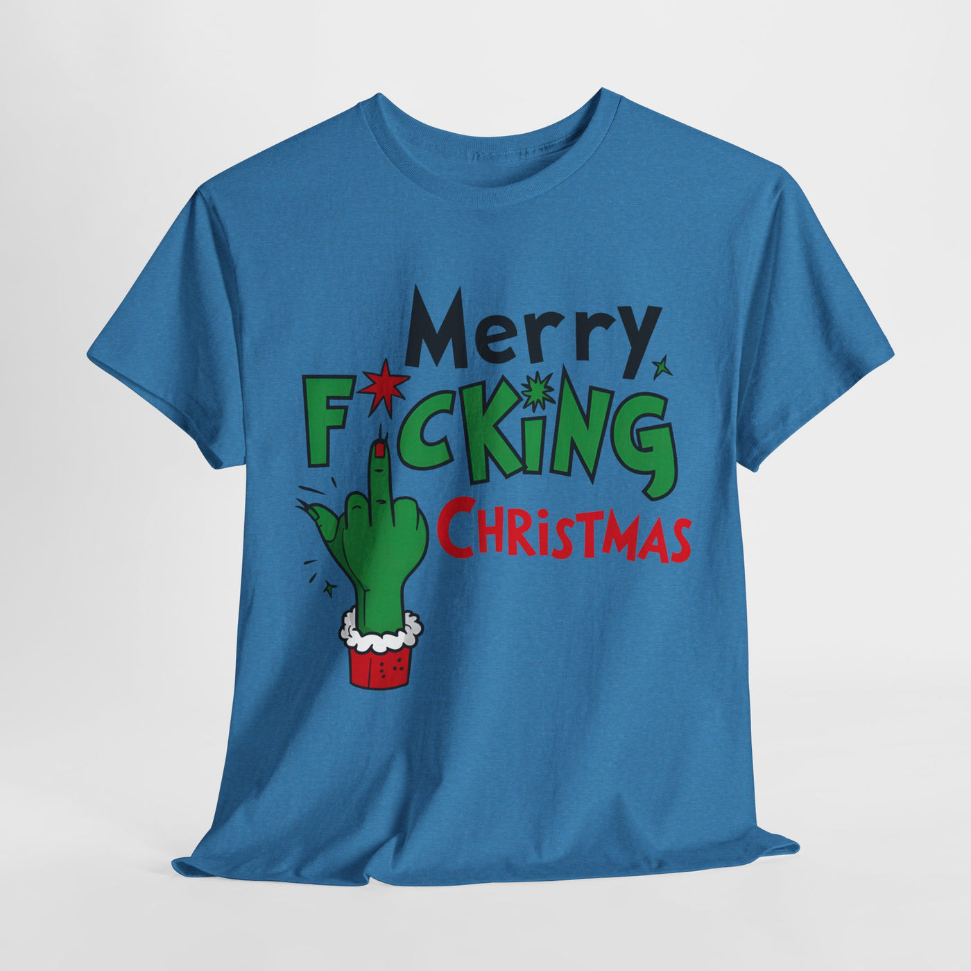 Funny Christmas Tee - 'Merry F*cking Christmas' Graphic Tee