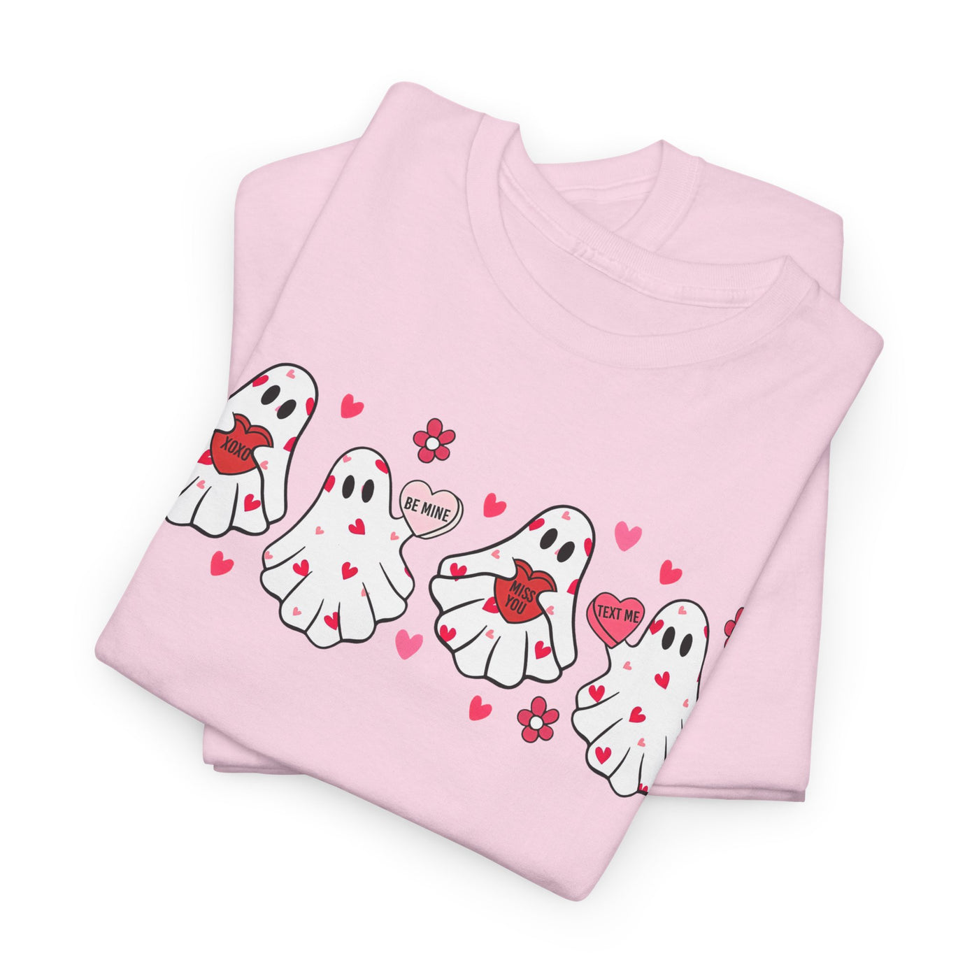 Cute Ghosts  Tee - Perfect for Valentine & Casual Wear