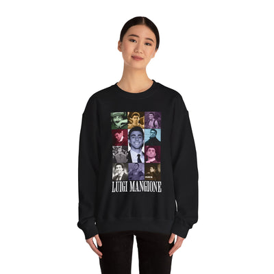 Unisex Crewneck Sweatshirt - Nostalgic Mangione Collage