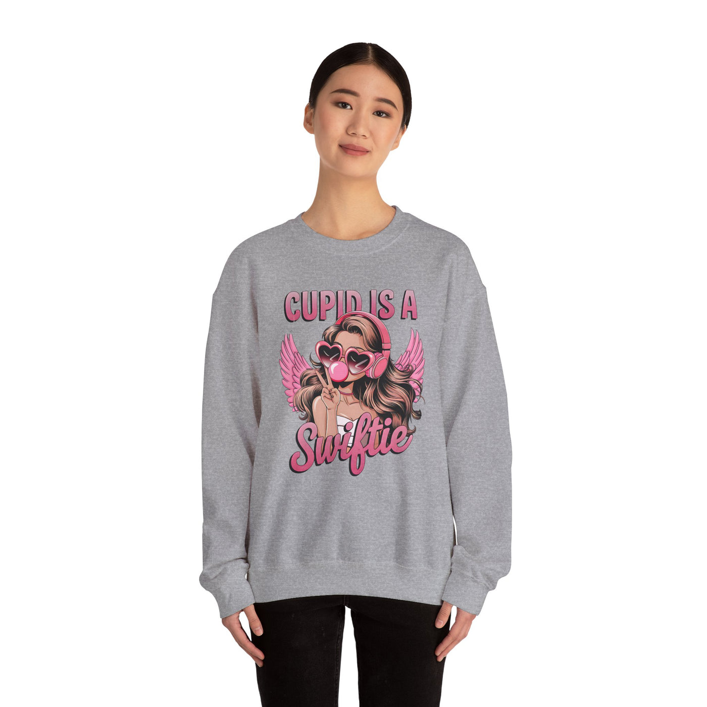 Cupid Is A Swiftie  Sweatshirt - Cute Valentine's Day Gift