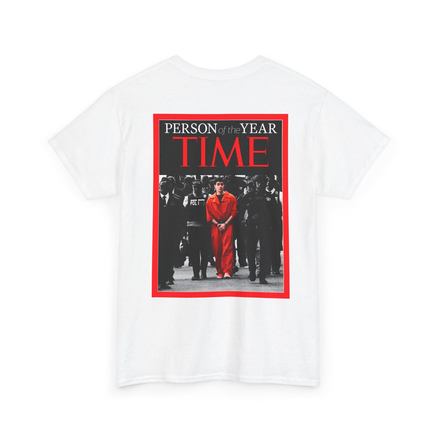 TIME Person Of The Year L. Mangione - Funny Tee ( Back)