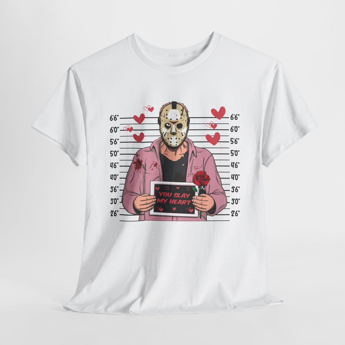 Jason YOU SLAY MY HEART Valentine's Day Shirt – Horror Love Edition