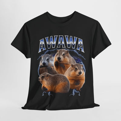 Awawa Funny Beaver Shirt  Thunder Meme Tee