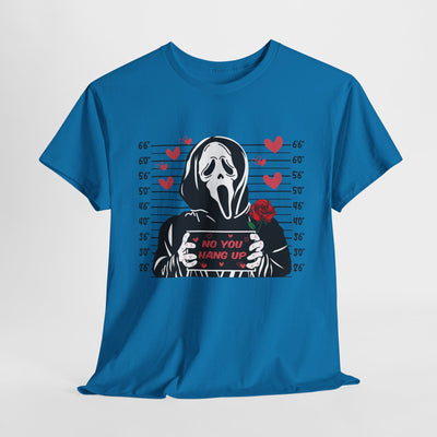 Horror Movie Valentine's Mugshot Tee – Featuring Ghost Face