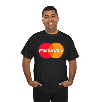 Masturbate Tee - Fun Humorous Graphic T-Shirt for All Occasions