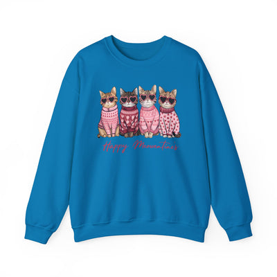 Happy Meowentines! ❤️🐈🐈‍⬛😻 sweatshirt for Valentine's Day  for Cat Lovers