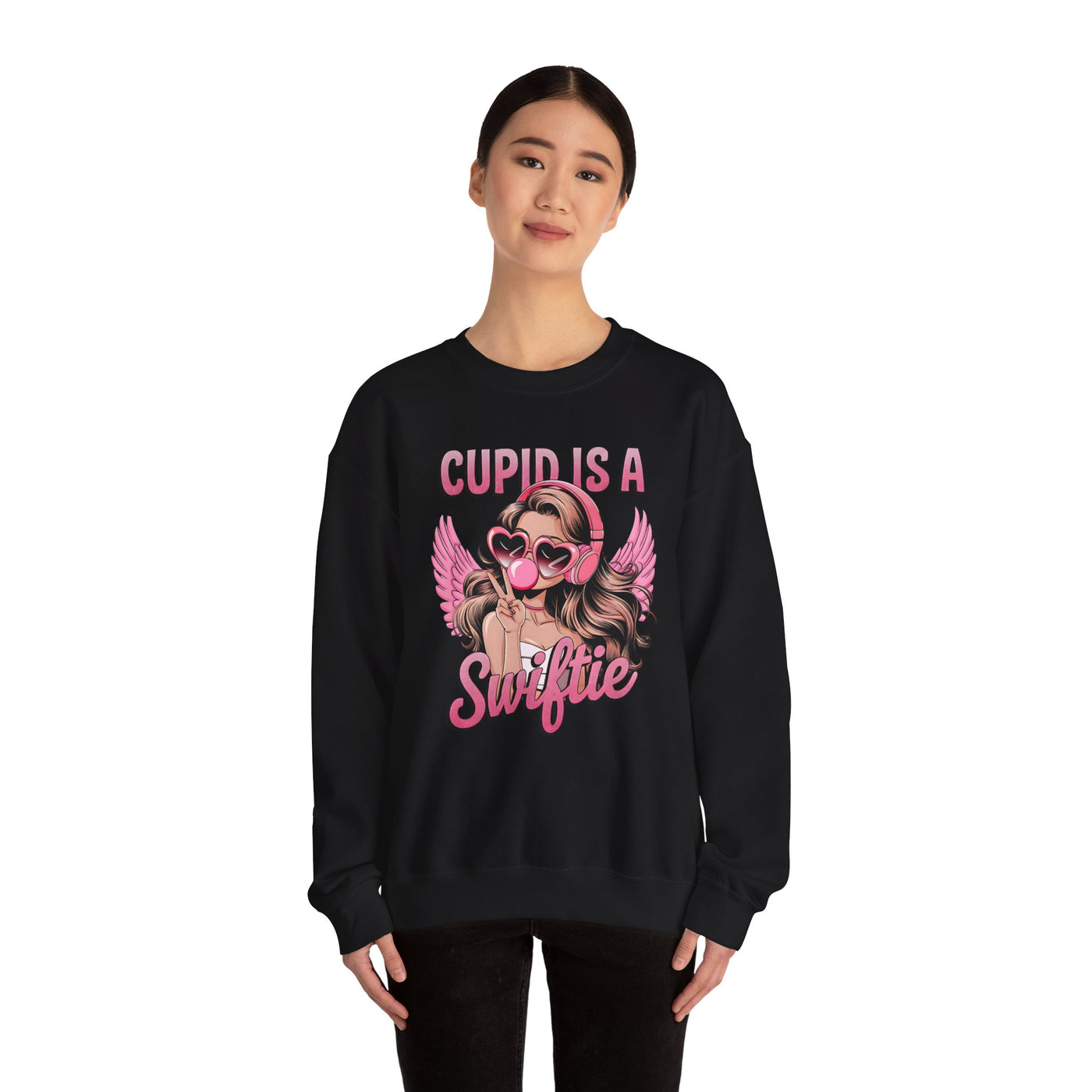 Cupid Is A Swiftie  Sweatshirt - Cute Valentine's Day Gift