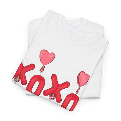 XOXO Balloon Tee - Perfect for Valentine’s Day & Celebrations