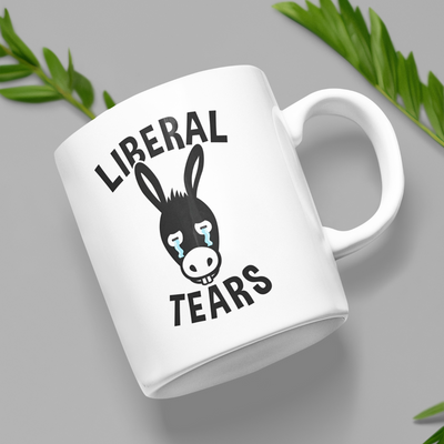 Liberal Tears Funny Political Statement Mug