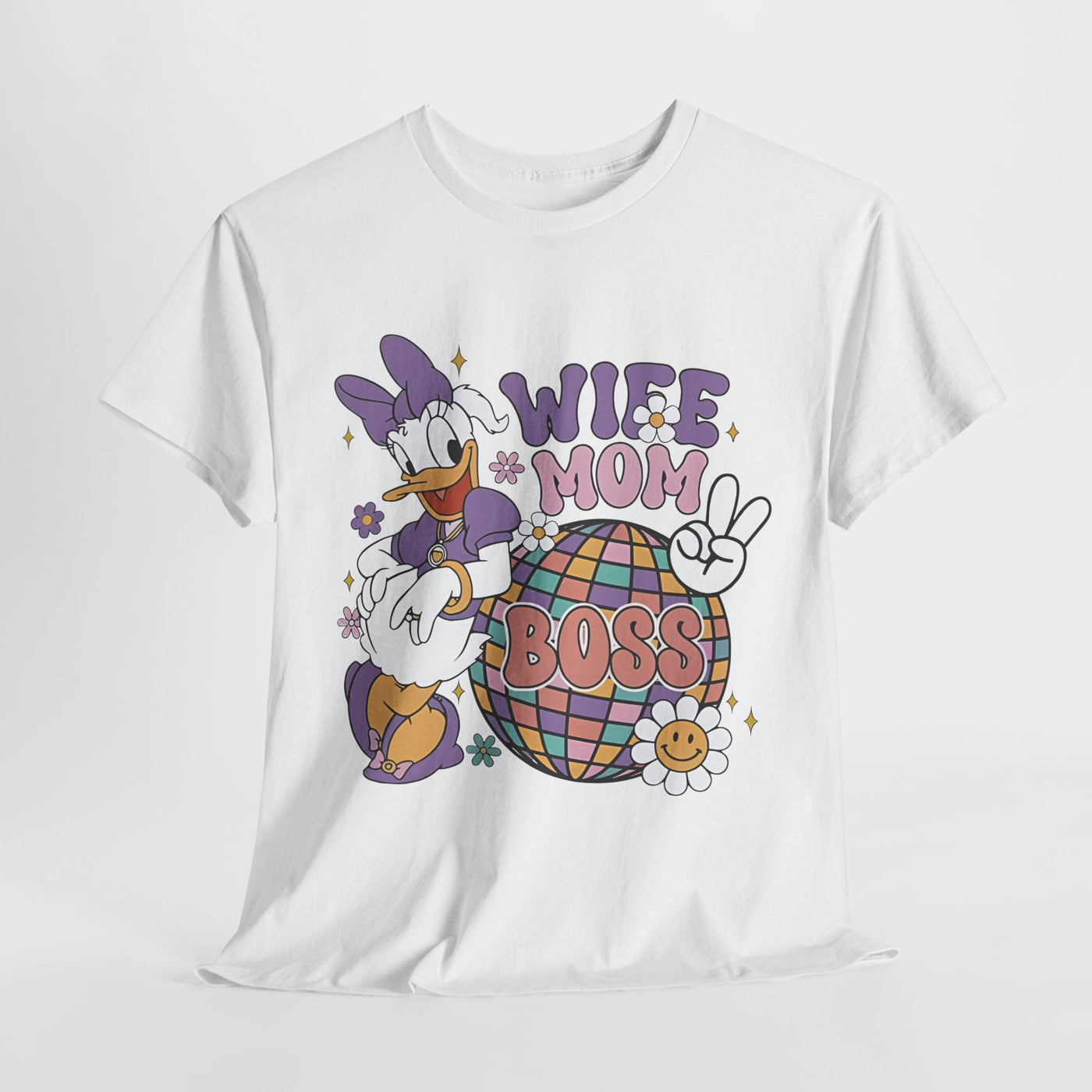 Wife Mom Boss Graphic Tee - mother's day Shirt