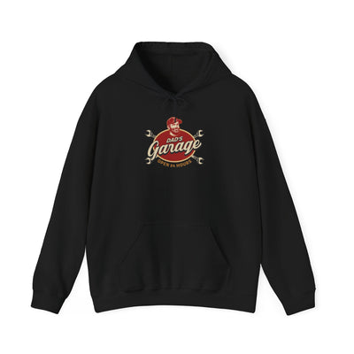 Dad's Garage Hooded Sweatshirt - Perfect Gift for Father's Day