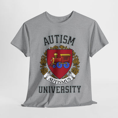 Funny Tee - Autism University Crest Design