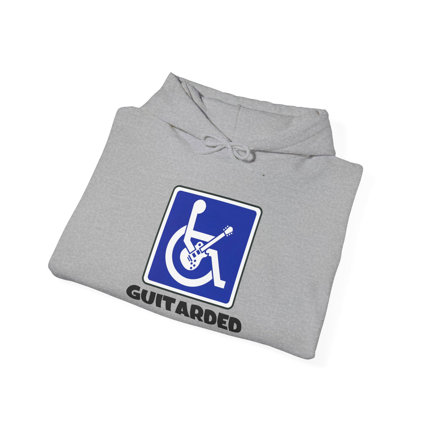 Handicap Parking Funny Acoustic Guitar Meme Hoodie