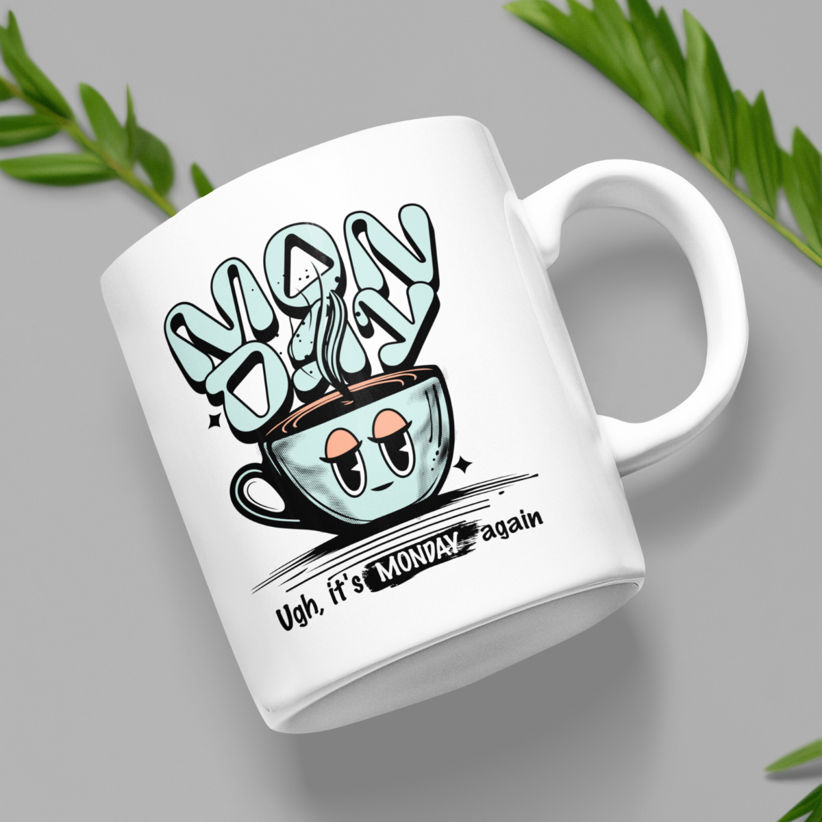 Funny Ceramic Coffee Mug - "Ugh, Not Again!" - Perfect Gift for Coffee Lovers