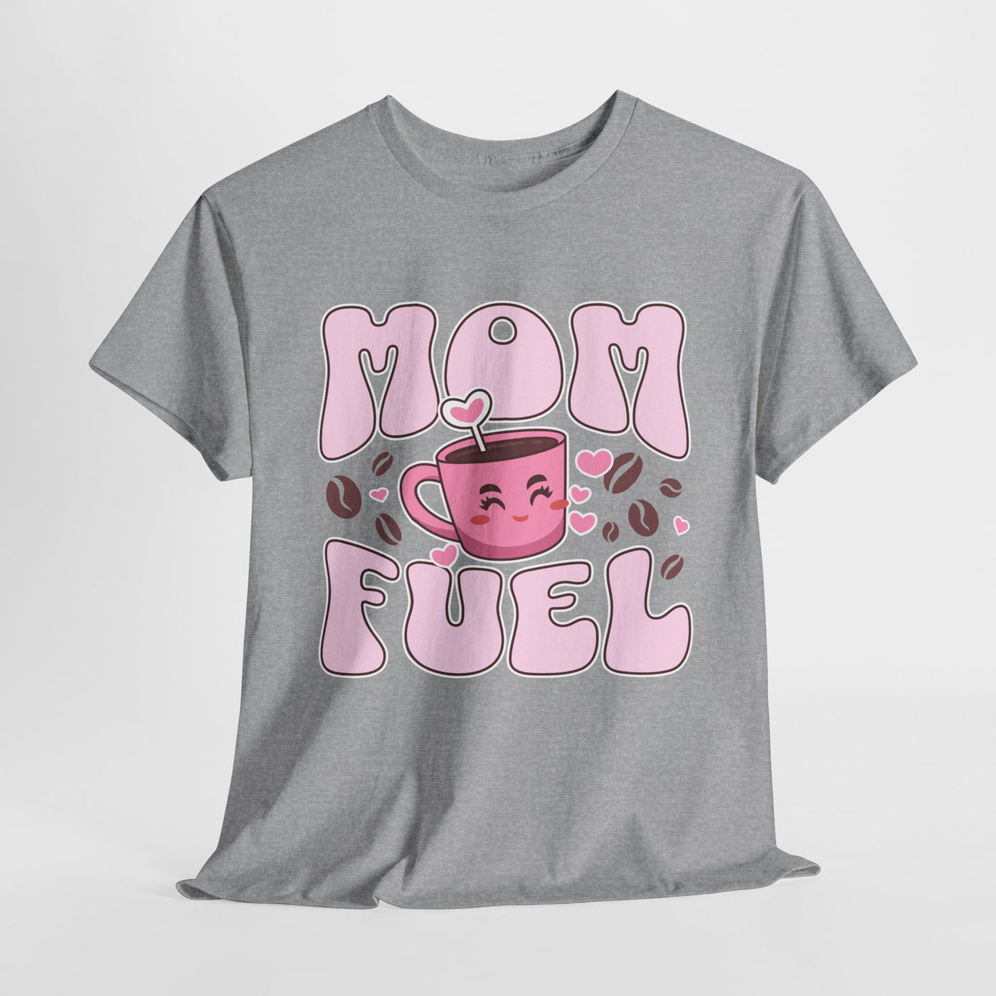 Mom Fuel Tee - Fun and Comfy T-Shirt for Moms