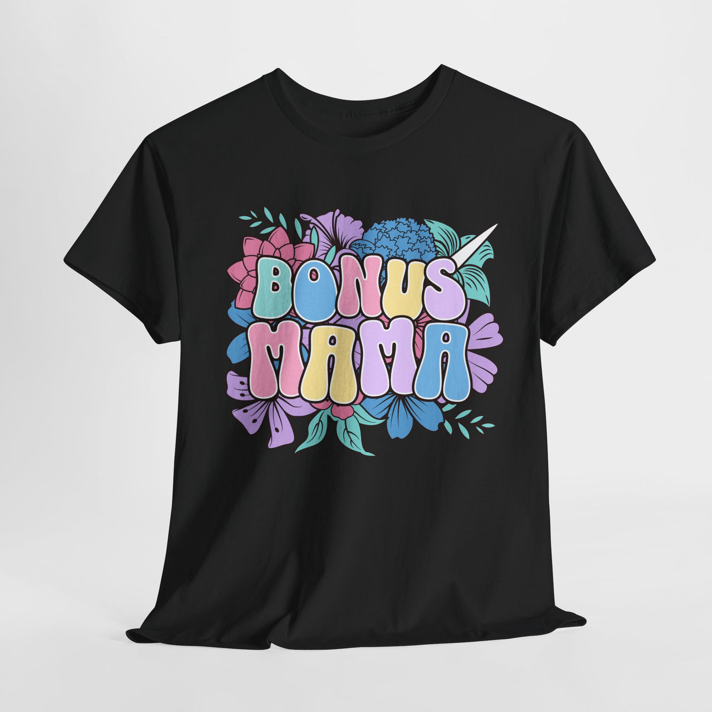 Bonus Mama Tee | Floral Design for Gift Giving