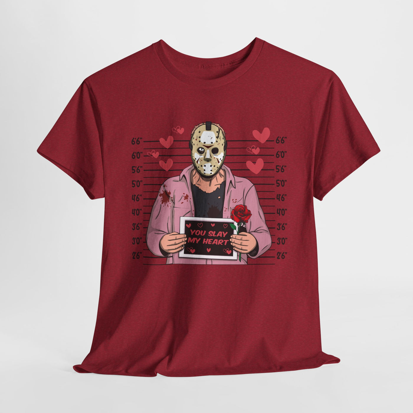 Jason YOU SLAY MY HEART Valentine's Day Shirt – Horror Love Edition