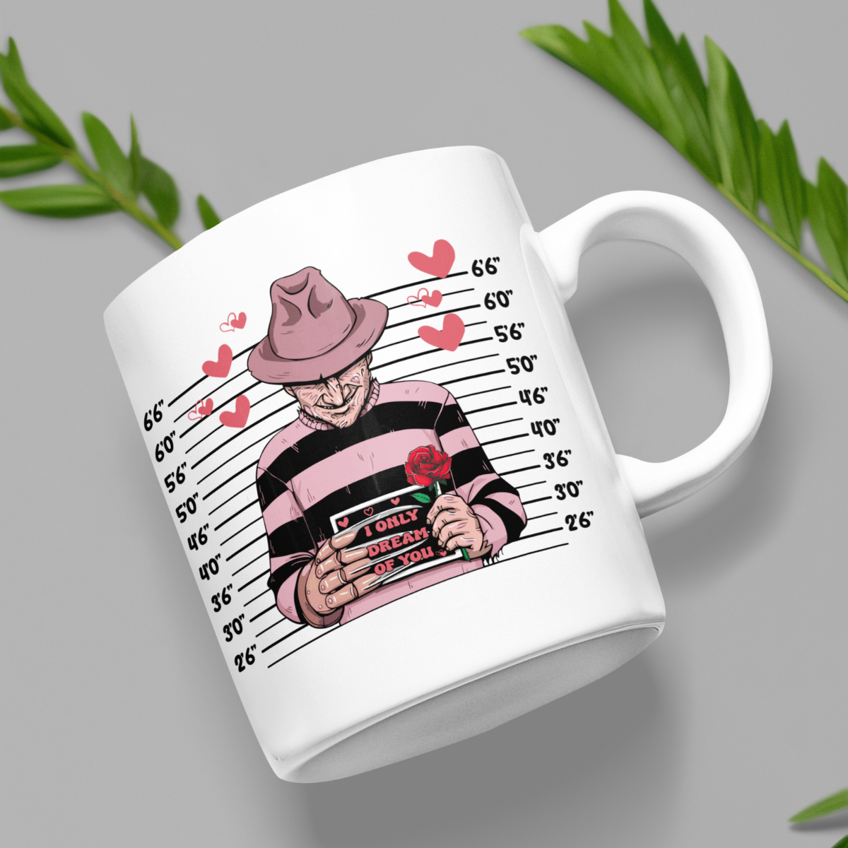 Freddy Krueger If I Had Feelings Mug – Horror Lovers Valentine’s Day Edition