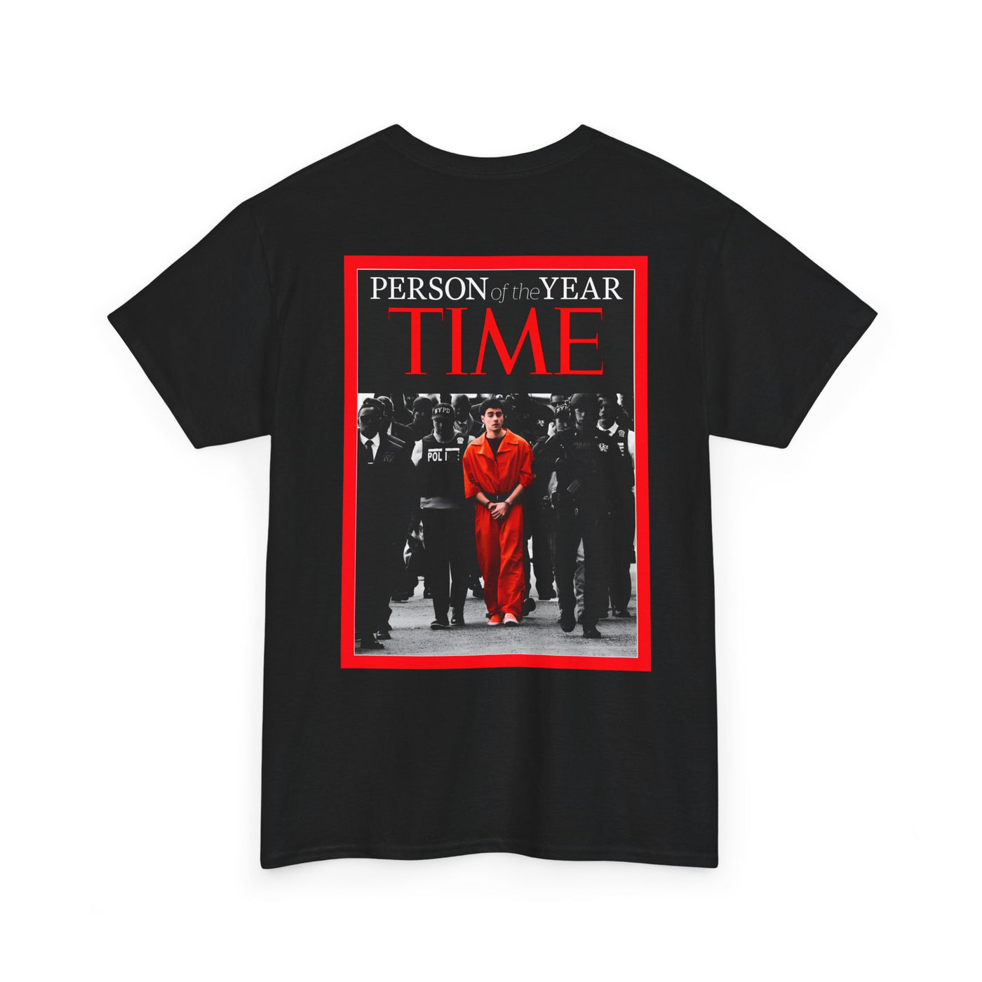 TIME Person Of The Year L. Mangione - Funny Tee ( Back)