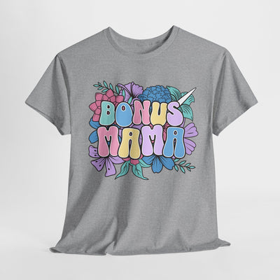 Bonus Mama Tee | Floral Design for Gift Giving