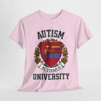 Funny Tee - Autism University Crest Design