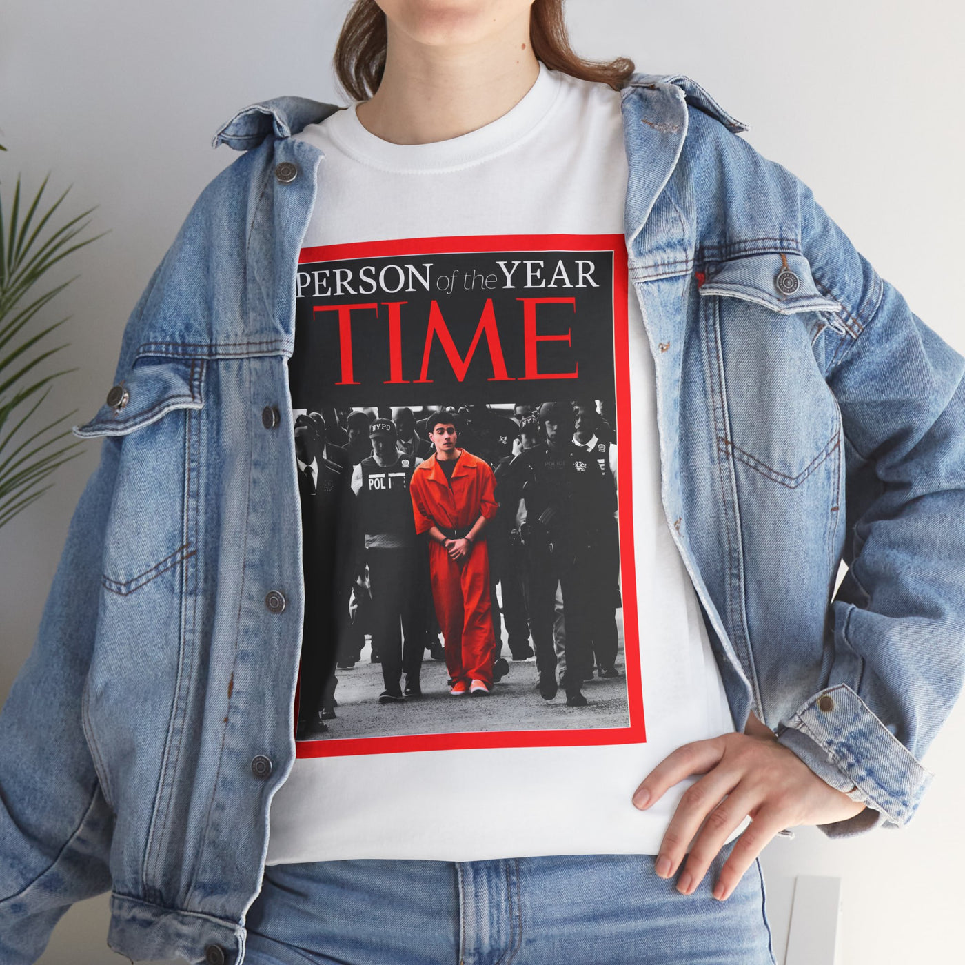 TIME Person Of The Year L. Mangione - Funny Tee ( Front)