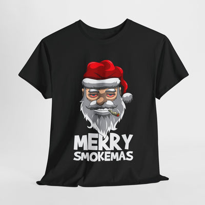 Funny Merry Smokemas Tee