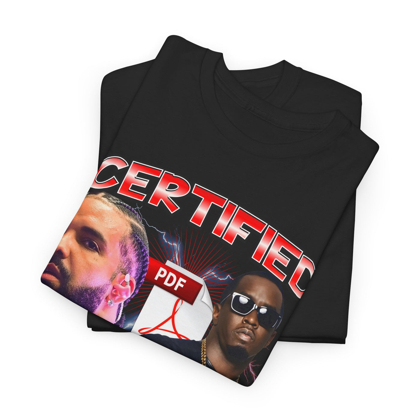 Certified PDF Filer Tee - Cool Graphic T-Shirt for Music Lovers