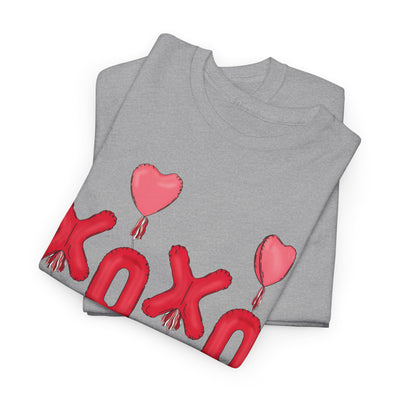 XOXO Balloon Tee - Perfect for Valentine’s Day & Celebrations