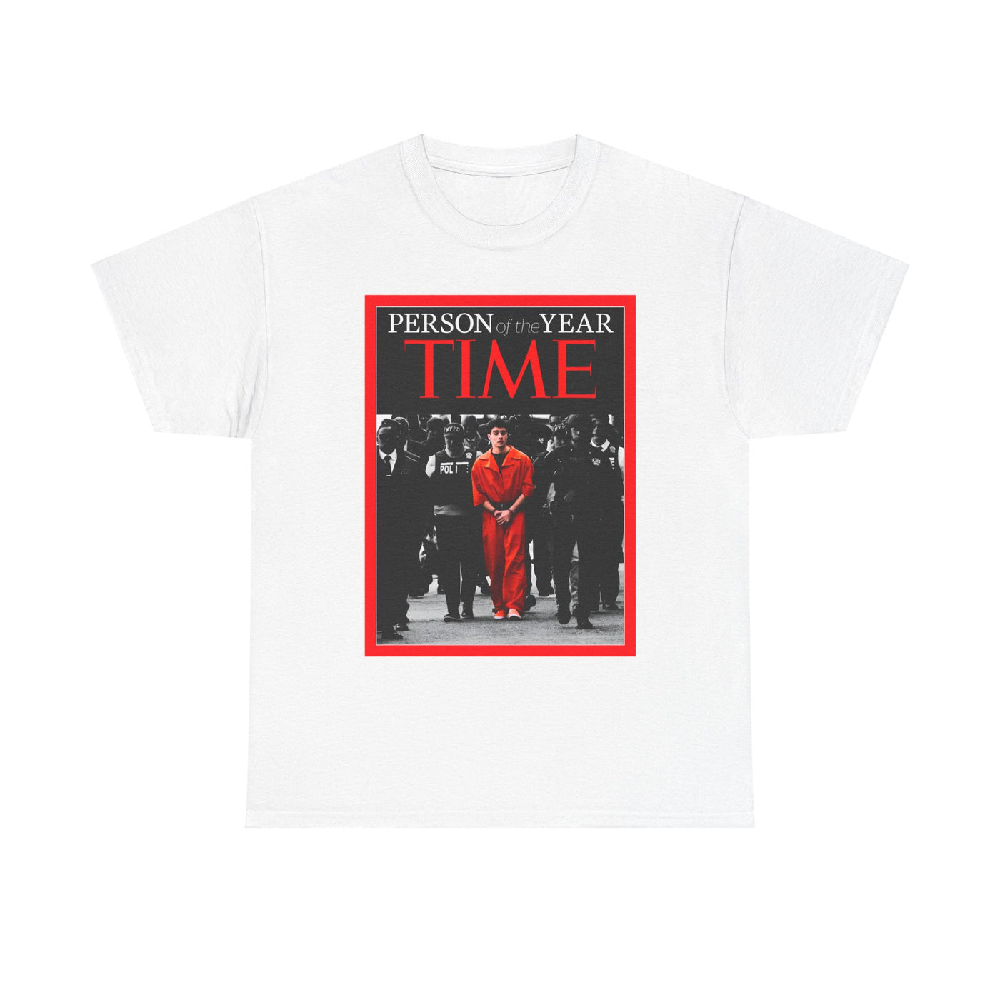 TIME Person Of The Year L. Mangione - Funny Tee ( Front)